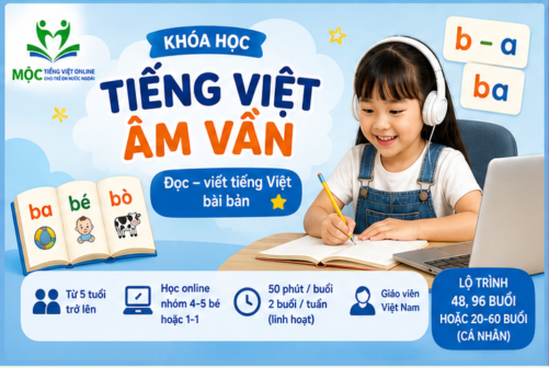 Khóa Tiếng Việt âm vần