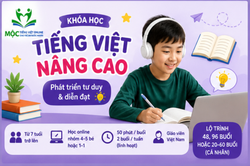 Khóa Tiếng Việt nâng cao